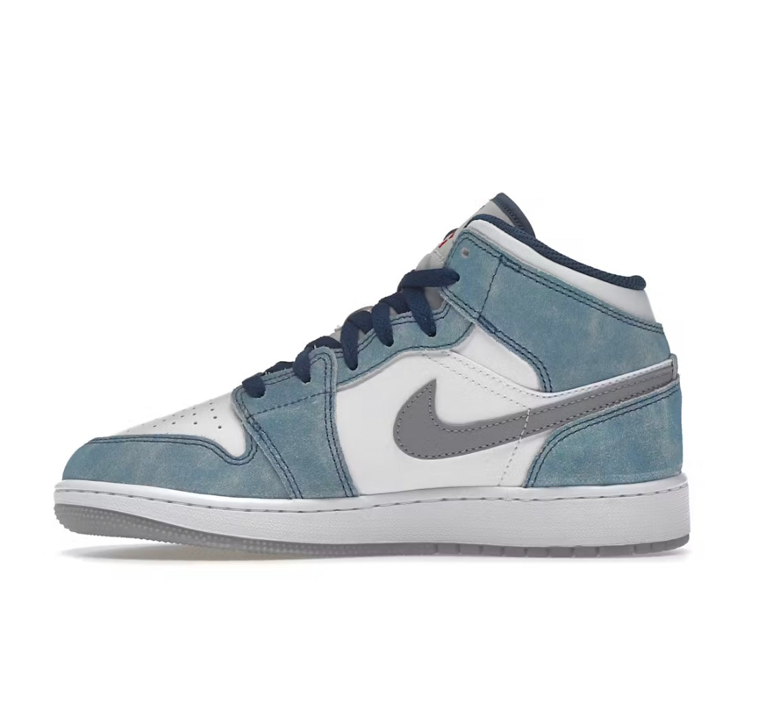 Jordan 1 Mid GS French Blue