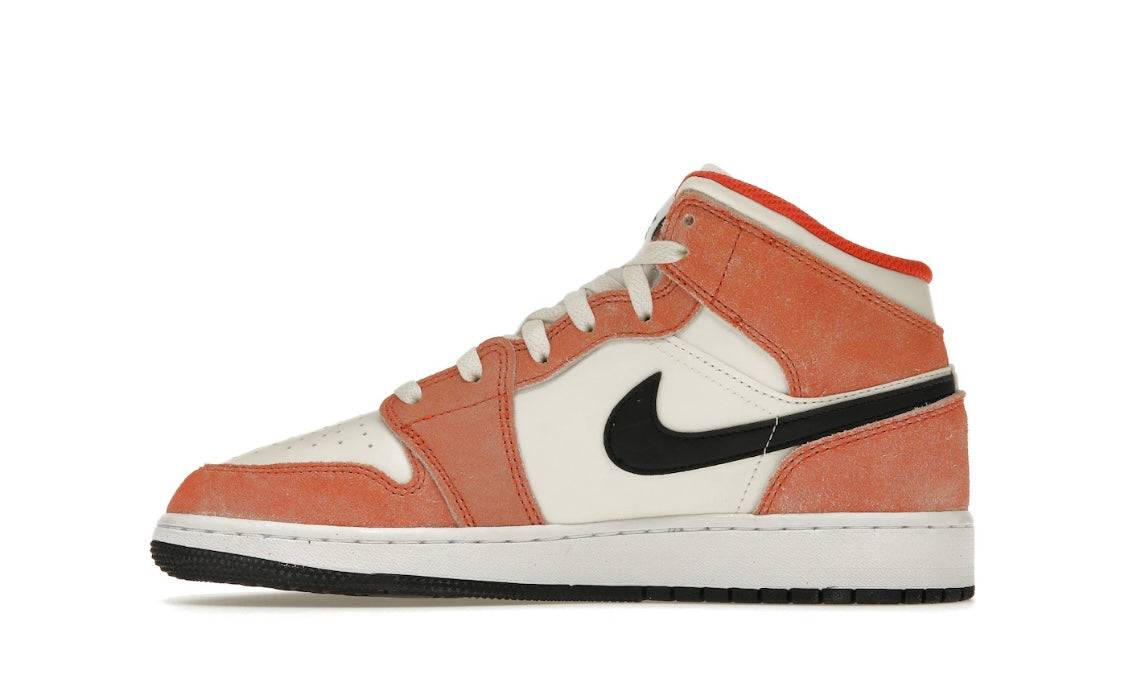 Jordan 1 Mid Se Orange Suede