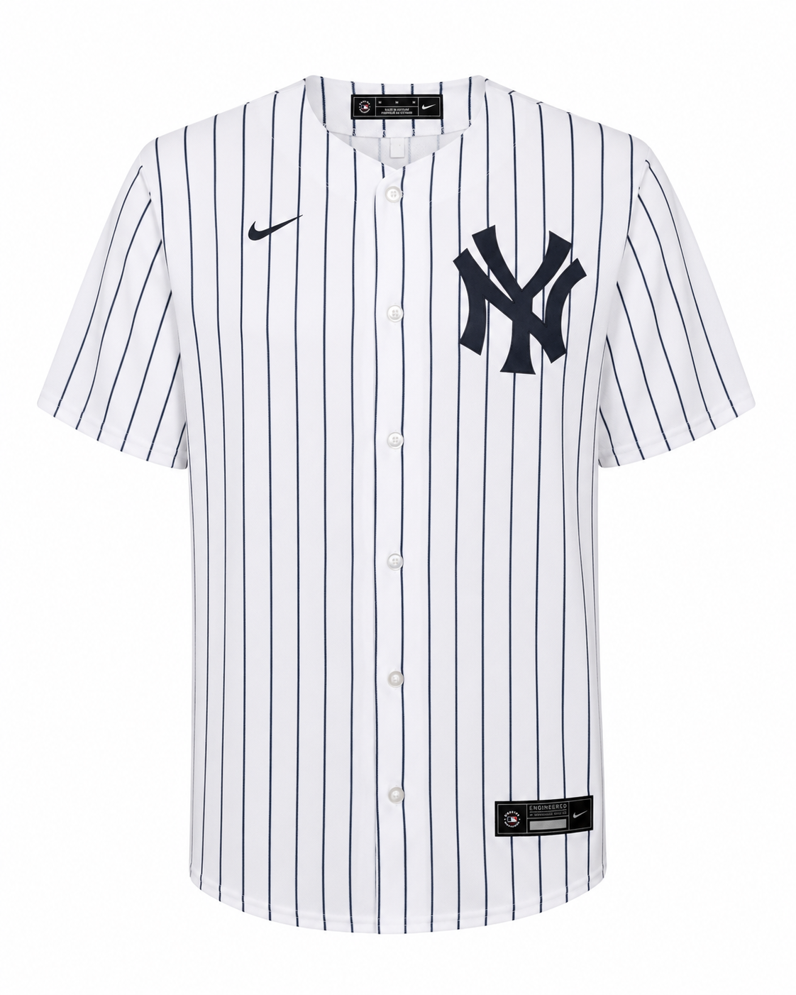 Nike New York Yankees Pinstripe Baseball Jersey White