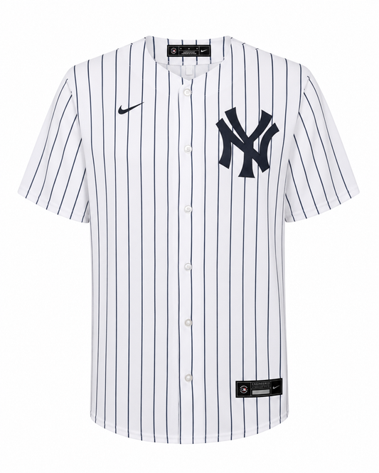 Nike New York Yankees Pinstripe Baseball Jersey White