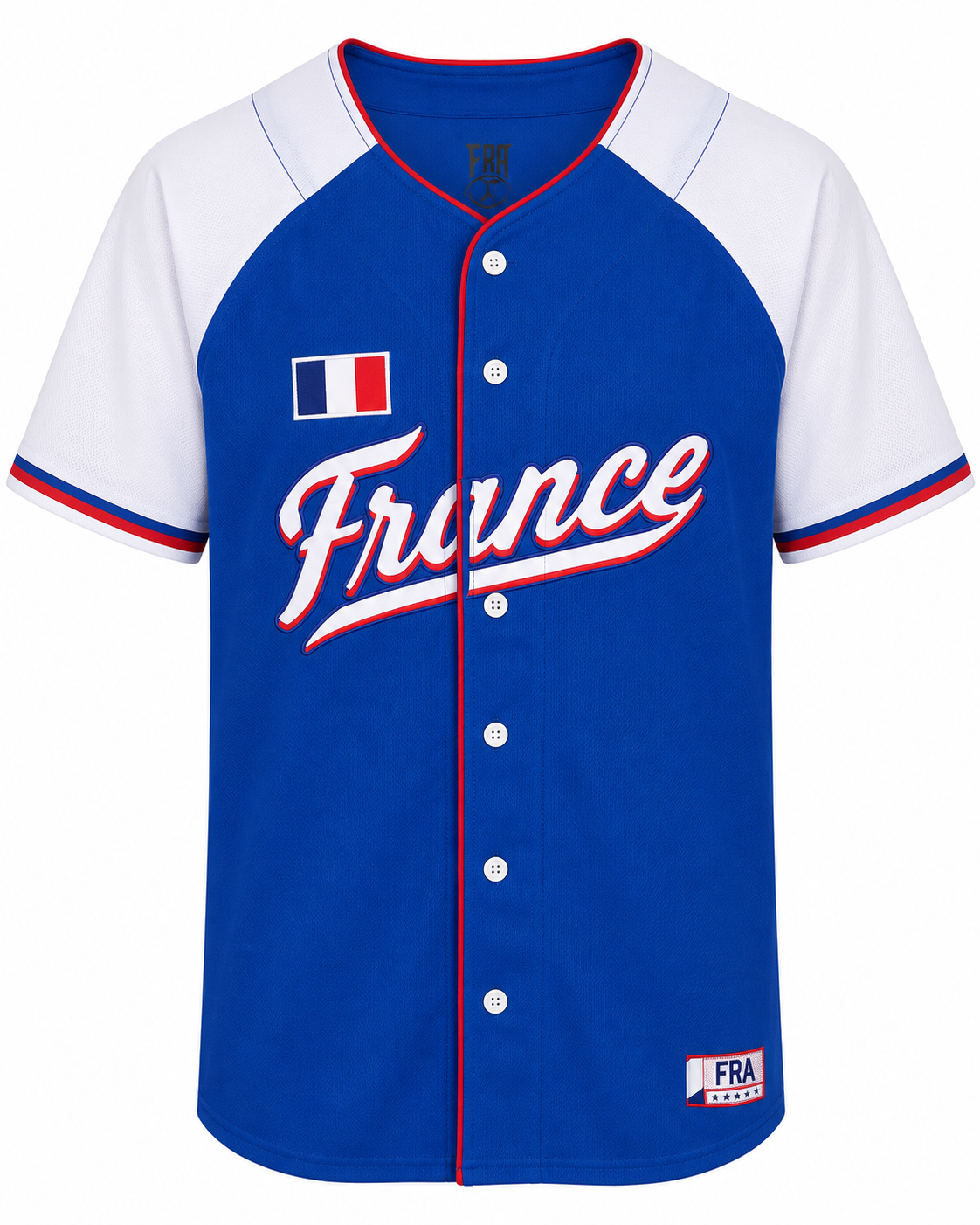 Vintage France Baseball Jersey